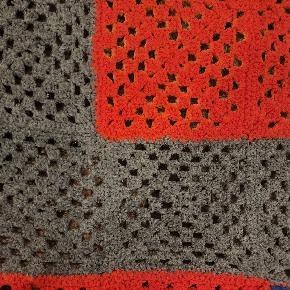 Homemade crocheted‎ blanket